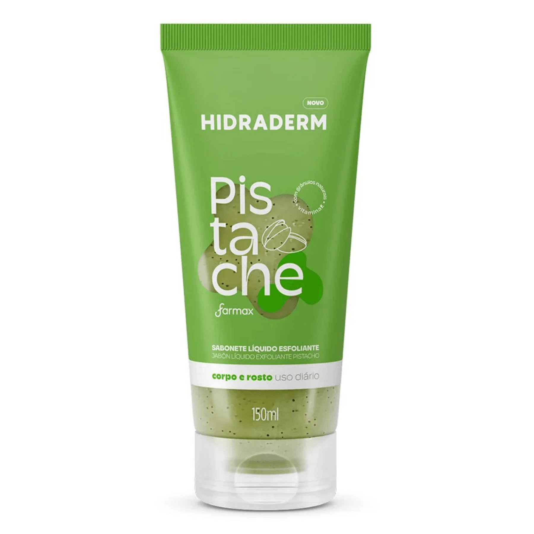 Sabonete Líquido Esfoliante Hidraderm Pistache 150ml
